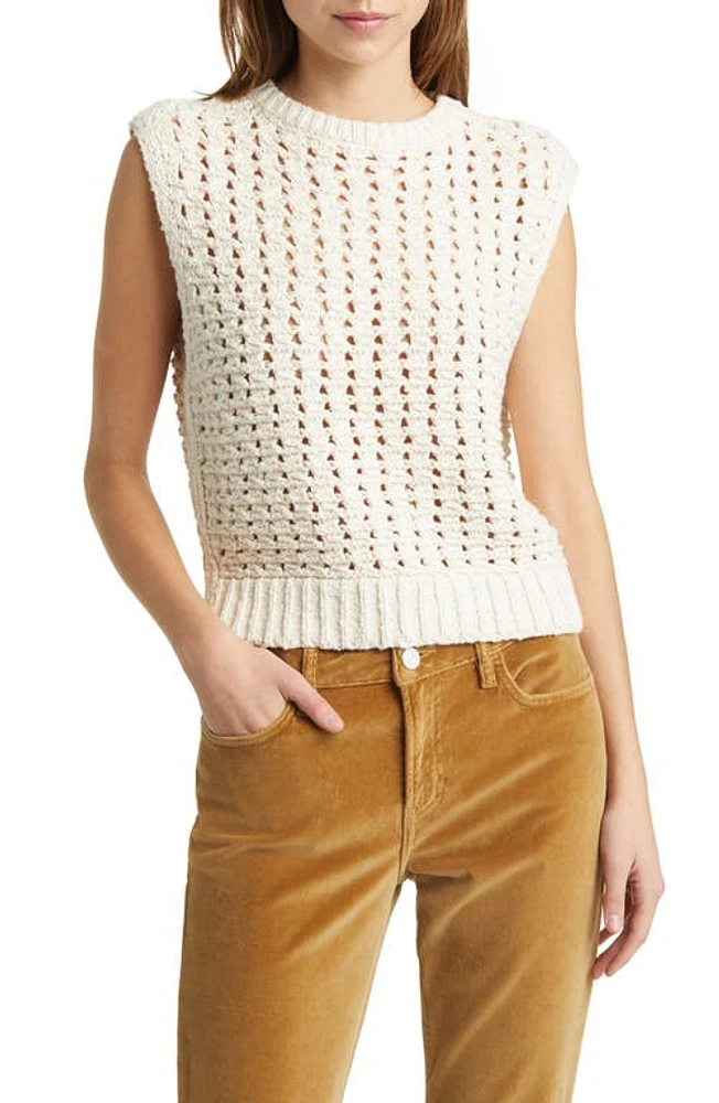 FRAME Open Stitch Sweater Vest at Nordstrom,