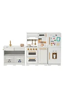 Teamson Kids Chef Atlanta Large Kitchen Playset in White/Gold at Nordstrom