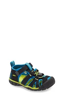 KEEN Seacamp II CNX Water Friendly Sandal Black/Brilliant Blue at Nordstrom, M