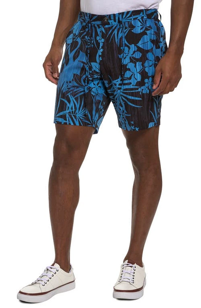 Robert Graham Drift Away Woven Shorts Black Multi at Nordstrom,