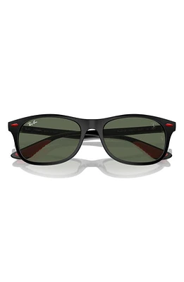 Ray-Ban x Scuderia Ferrari 55mm Wayfarer Sunglasses in Matte Black at Nordstrom