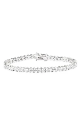 SHYMI Cubic Zirconia Tennis Bracelet in Silver at Nordstrom, Size 7