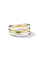 Ippolita Classico Triple Band Squiggle Ring in Silver/Gold at Nordstrom, Size 6