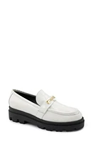 Bruno Magli Lapo Platform Loafer Off White at Nordstrom,