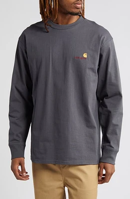 Carhartt Work Progress Long Sleeve Organic Cotton T-Shirt Zeus at Nordstrom,