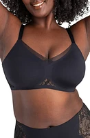 Honeylove Lace Inset CrossOver Wireless Bra at Nordstrom,