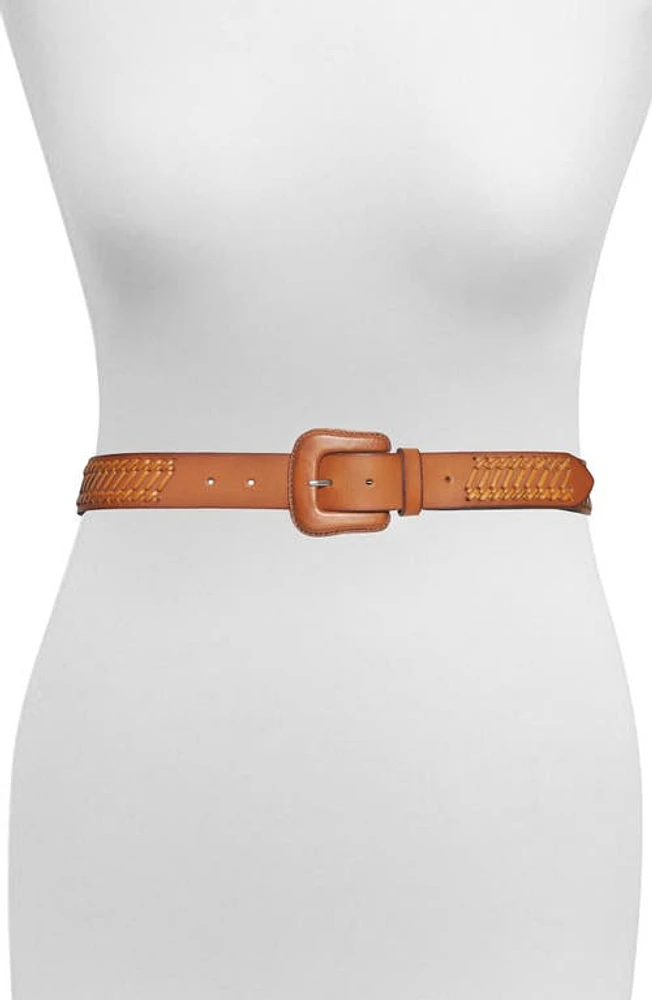 Frye Leather Belt Tan at Nordstrom,