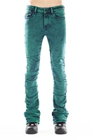 Cult of Individuality Hipster Nomad Stacked Bootcut Jeans Emerald at Nordstrom,