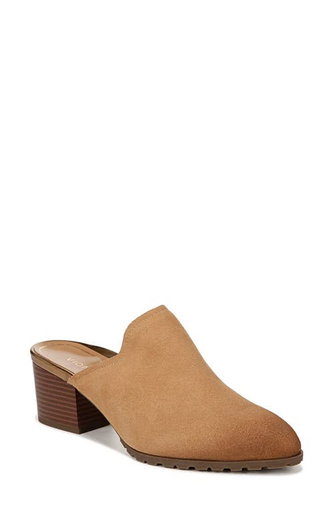 Vionic Claremont Block Heel Mule Camel at Nordstrom,