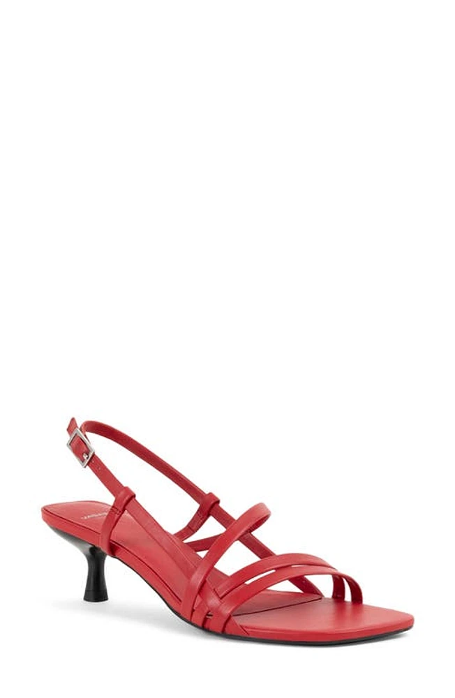 Vagabond Shoemakers Jonna Slingback Kitten Heel Sandal Bright Red at Nordstrom,