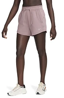 Nike Prima Dri-FIT High Waist Shorts Smokey Mauve/black at Nordstrom, Regular