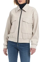 Sanctuary Faux Leather Aviator Jacket at Nordstrom,