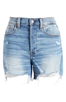 DAZE Bottom Line Distressed Denim Shorts Wishes at Nordstrom,