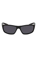 Nike Rabid 64mm Rectangle Sunglasses in Black/Grey at Nordstrom