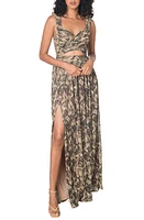 Dress the Population Mirabella Cutout Evening Gown at Nordstrom,