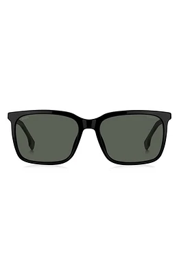 BOSS 57mm Rectangular Sunglasses in at Nordstrom