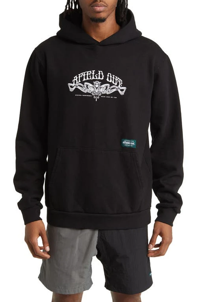 Afield Out Awake Graphic Hoodie Black at Nordstrom,