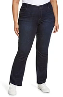 Wit & Wisdom 'Ab'Solution Itty Bitty Step Hem Bootcut Jeans in In-Indigo at Nordstrom, Size 14W