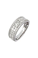 Bony Levy Lux Mixed Cut Diamond Band Ring in White Gold/Diamond at Nordstrom, Size 6.5