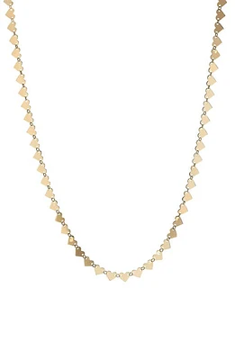 Lana Laser Heart Chain Necklace in Yellow at Nordstrom, Size 18