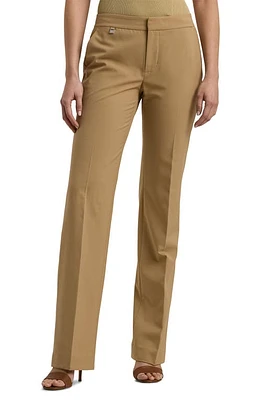 Lauren Ralph Straight Leg Pants Camel at Nordstrom,