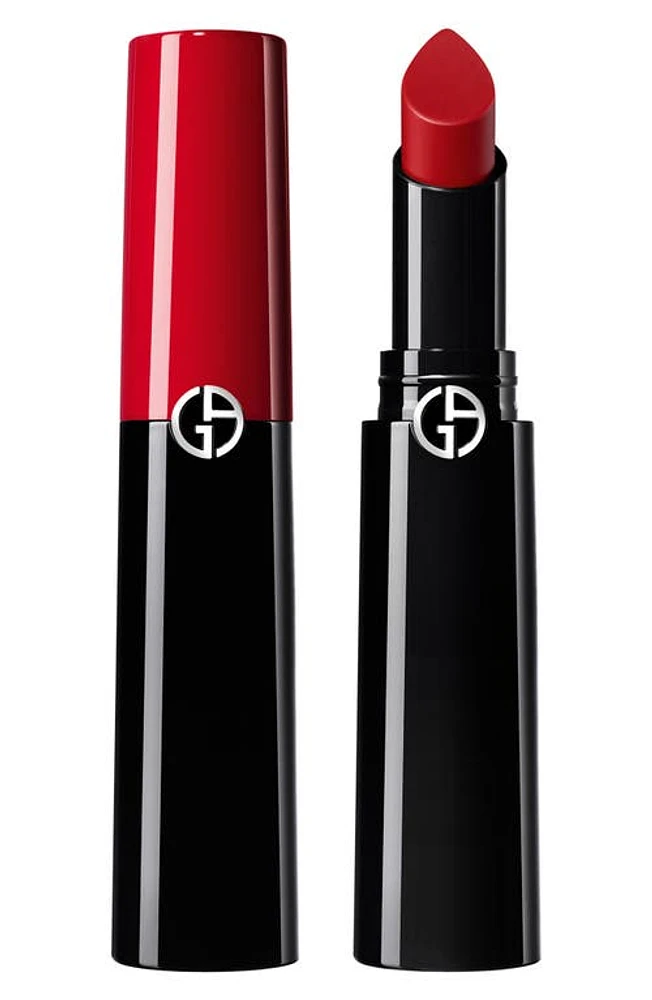 ARMANI beauty Lip Power Long-Lasting Satin Lipstick in 400 Four Hundred at Nordstrom