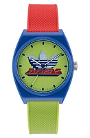 adidas Project Two GRFX Resin Strap Watch, 38mm in Blue/Green Multi at Nordstrom, Size 38 Mm