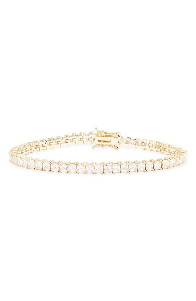 SHYMI Cubic Zirconia Tennis Bracelet in Gold at Nordstrom, Size 7