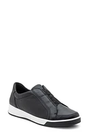 ara Rei Slip-On Sneaker Black Calf at Nordstrom,