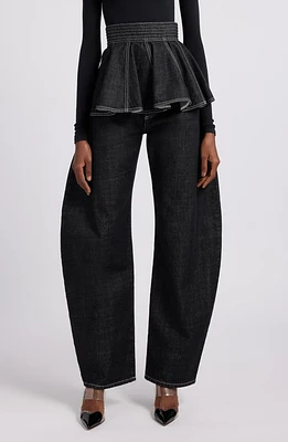 Alaïa Denim Skirt Belt Noir at Nordstrom, Us