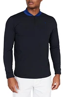 Redvanly Briar Contrast Collar Quarter Zip Pullover at Nordstrom,