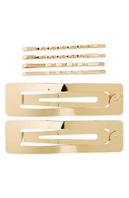 BP. 6-Pack Hair Clips in Gold at Nordstrom