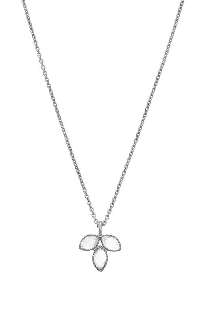 Sethi Couture Lilah Diamond Pendant Necklace in White Gold at Nordstrom, Size 18 In