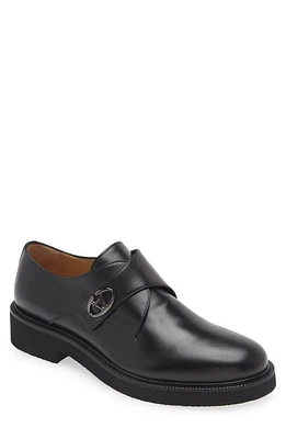 Valentino Garavani VLOGO Locker Monk Shoe 0No-Nero at Nordstrom,