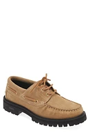 VINNY'S Leather Boat Shoe Sand at Nordstrom,