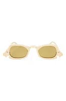 Grey Ant Arsenic 46mm Belle Epoque Sunglasses in Ivory/Gold at Nordstrom