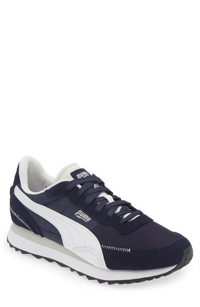 Puma Road Rider Sneaker Navy-Puma White at Nordstrom,