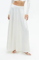 Nocturne Flounced Long Skirt in Ecru at Nordstrom