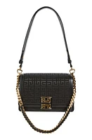 Givenchy Medium 4G Embroidered Canvas & Leather Bag in Black at Nordstrom