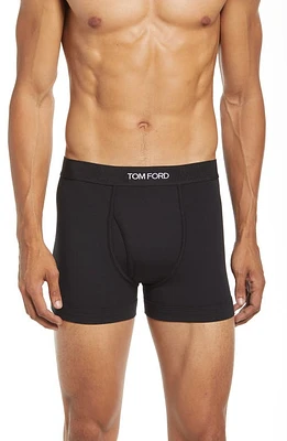 TOM FORD 2-Pack Stretch Cotton & Modal Jersey Boxer Briefs Black at Nordstrom,