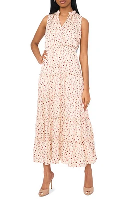 1.STATE Sleeveless Tiered Maxi Dress New Ivory at Nordstrom,