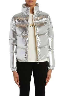 Moncler Meuse Laminated Nylon Down Jacket at Nordstrom,