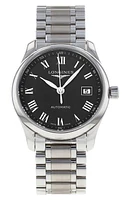 Watchfinder & Co. Longines Preowned Master Collection Bracelet Watch, 29mm in Silver /Black at Nordstrom