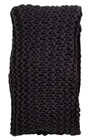 Pom Pom at Home Finn Chunky Knit Throw Blanket in Midnight at Nordstrom