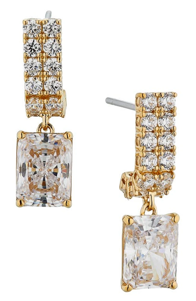 Nadri Isle Cubic Zirconia Drop Earrings in Gold at Nordstrom