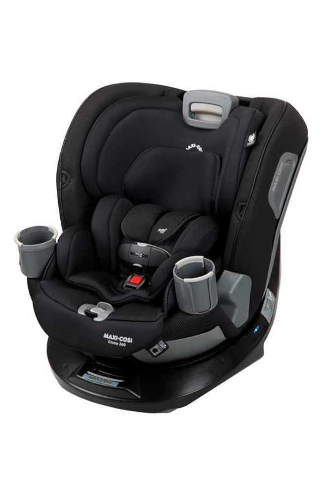 Maxi-Cosi Emme 360º Rotating All-in-One Car Seat in Midnight Black at Nordstrom