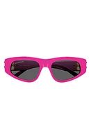 Balenciaga 53mm Cat Eye Sunglasses in Pink at Nordstrom