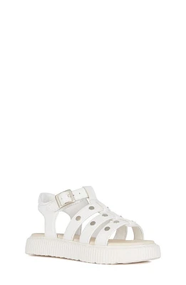 Geox Kodette Water Friendly Fisherman Sandal White at Nordstrom,