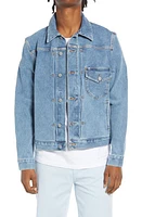 HIROSHI KATO Stretch Selvedge Denim Jacket Indigo at Nordstrom,