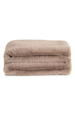 UnHide L'il Marsh Fleece Pet Blanket in Mocha Sharpei at Nordstrom